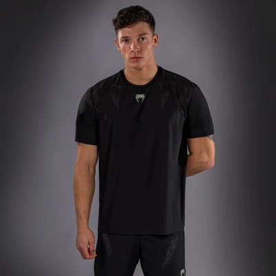 Venum - Боксова Екипировка | Официален Вносител за България Тениска Venum Lazer Dry Tech T-Shirt - Black/Grey - M