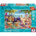 Schmidt Spiele Пъзел Schmidt от 1000 части - Цветен плаж (59793)