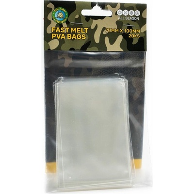 Chyť a pusť PVA Rozpustné vrecká Bags 20ks - 100mm x 130mm