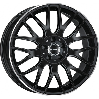 MAK ARROW 9x18 5x112 ET33 gloss black mirror ring