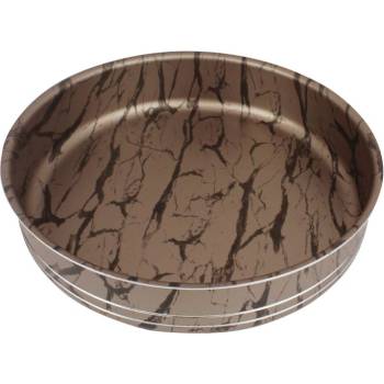 Elekom Кръгла тава ek-28 - 28 см, , Незалепващо покритие, Кафяво черен мрамор (ek-28)