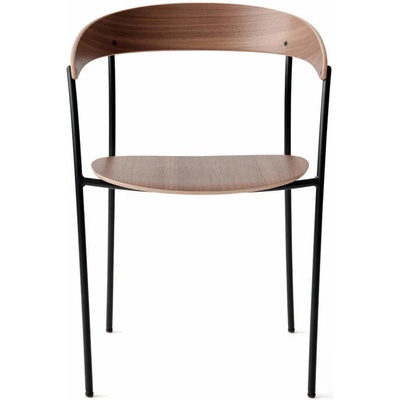 New Works Missing Armchair lacquered walnut