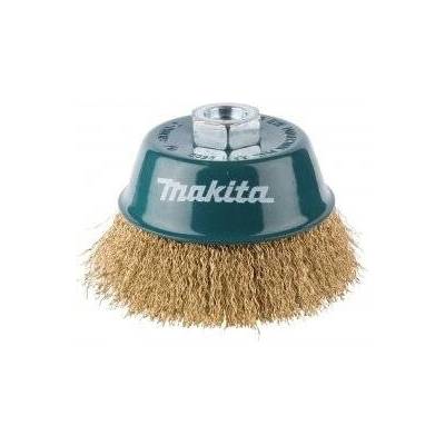 Makita miskovitý kartáč z mosazného drátu,vlnitý drát 0,3mm,100mm