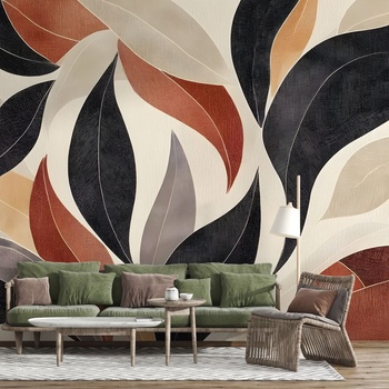 Decono Фототапет Цветни Листа