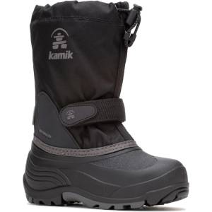 Kamik Детски зимни ботуши Kamik Kid's Waterbug 5 Winter boots - Black / Charcoal - размер 35 (EU) (702-6146-0119)