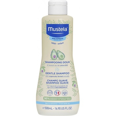 Mustela Bébé telový a vlasový šampón 500 ml