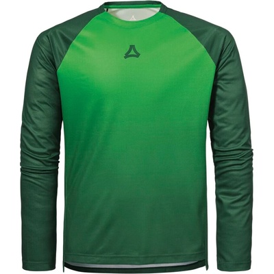 Schöffel Мъжка фланелка с дълъг ръкав за колоездене Schöffel Longsleeve Style Koitere Cycling jersey - Fir Green - размер 48 (EU) (056-3370-0512)