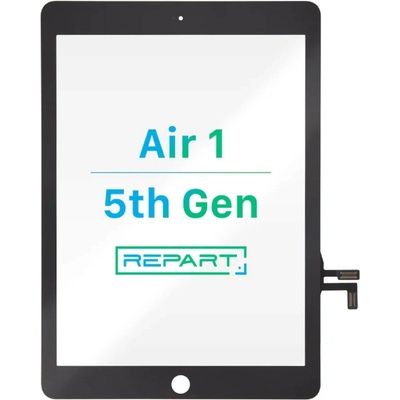 iPad Air / 5. gen dotykové sklo REPART (černé)