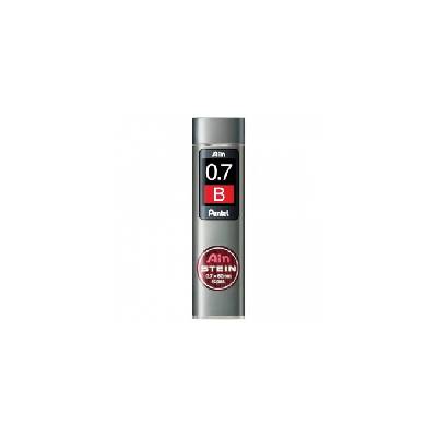 Графит Pentel Ain Stein, B, дебелина на линията 0.7 mm, сив, 40бр. в опаковка (OK26971)