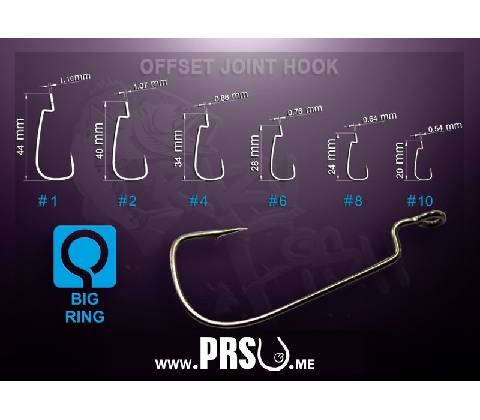 Crazy Fish Offset Joint Hook vel.9 3 ks