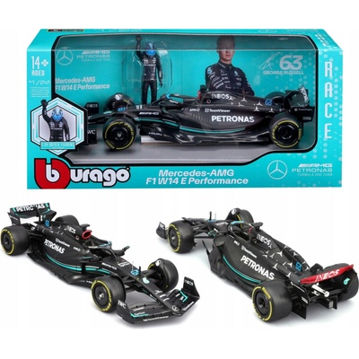 Bburago Mercedes-AMG F1 W14 E 2023 44 Hamilton 1:24