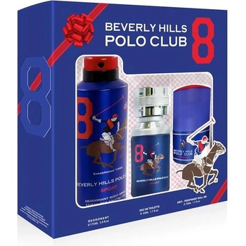 Beverly Hills Polo Club 1982 Sport 8 подаръчен комплект за мъже 3 части