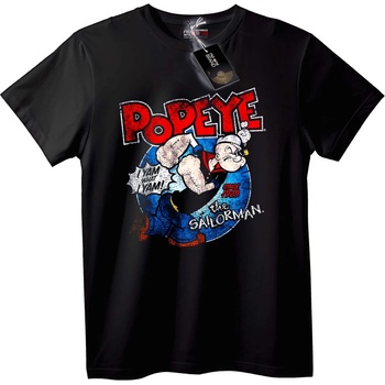 NOONEBRAND Тениска Popeye Моряка - M, Black