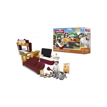 Efko IGRÁČEK Kuchař s kuchyní a doplňky