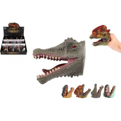 Teddies Maňásek hlava dinosaura guma 5x10cm mix druhů