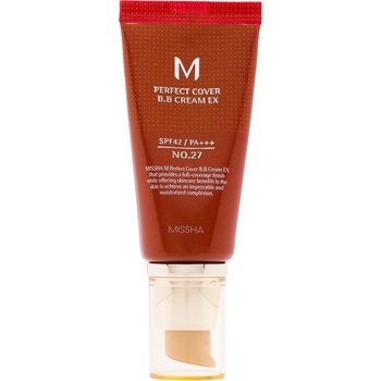 Missha M Perfect Cover Bb Cream Rx [No. 27] Honey Beige Spf42/Pa+++ 50ml Дневен крем с цвят 50ml
