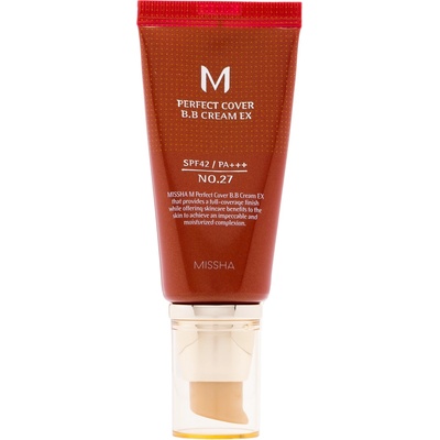 Missha M Perfect Cover Bb Cream Rx [No. 27] Honey Beige Spf42/Pa+++ 50ml Дневен крем с цвят 50ml