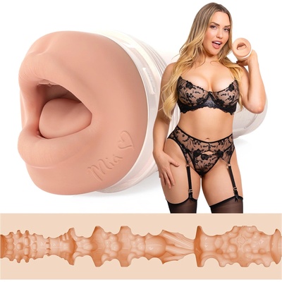 Fleshlight Mia Malkova - реалистична изкуствена уста мастурбатор