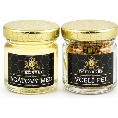 Medáreň Agátový mini med 50 g + mini peľ 25 g