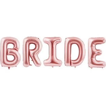 Fóliový nápis Bride - rosegold 280 x 86 cm
