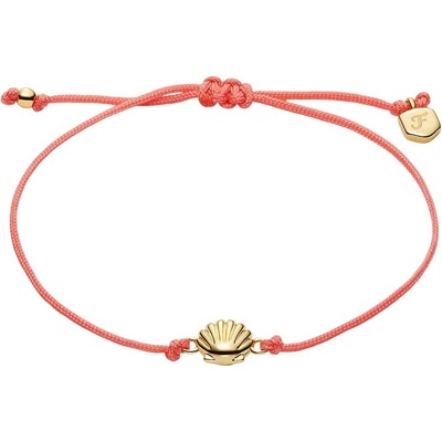 Fossil Šňůrkový náramek Mušle Sutton Mini Moments JA7313710