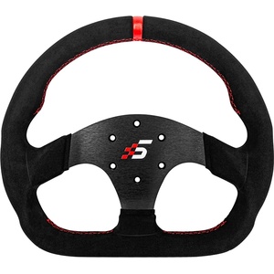 Simagic P-325D Alcantara D-образен (Без хъб) Волан за симулатори (P-325D (SUEDE))