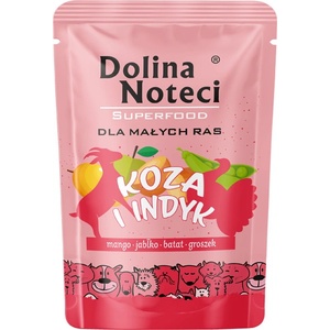 Dolina Noteci Superfood Мокра храна за кучета от малки породи с козе и пуешко месо 100 г
