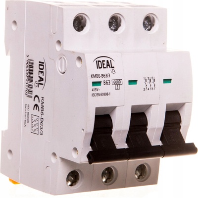 Jistič Kanlux 400 V IP20 63 A