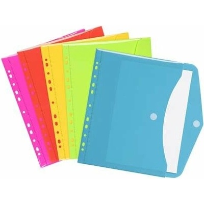 Obal na patent, A4, PP, VIQUEL Happy Fluo, mix farieb