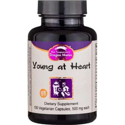 Dragon Herbs Young at Heart, 100 капсули, Dragon Herbs (001481 (148) DH)