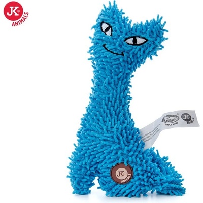 JK ANIMALS plyšová hračka pre psa modrá mačka 23 cm