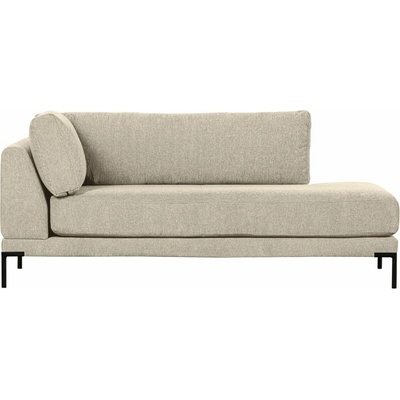 Woood Coulee 200 cm pravá pískově hnědá látková – Zbozi.Blesk.cz