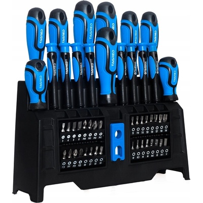 Sada skrutkovačov, bitov s demagnetizérom, 50 kusov, Tagred TA1095