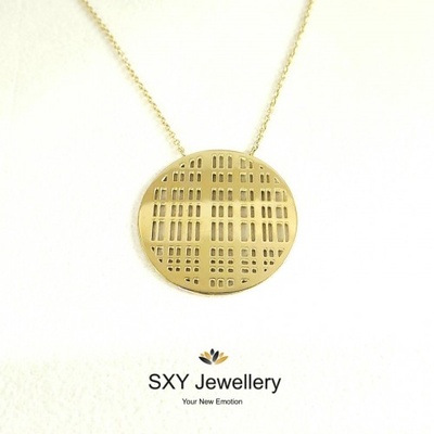 SXY Jewellery Дамски комплект от стомана "Слънчево затъмнение" | ss202018