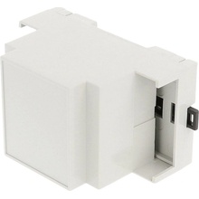 Hammond Electronics 1597DIN2MH53 pouzdro na DIN lištu otevřená 90 x 58 x 36 PPO světle šedá 1 ks