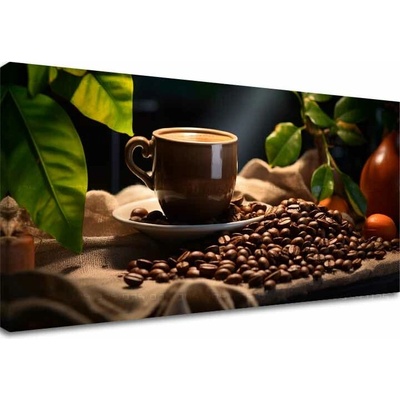 Kávové obrazy do kuchyne Majstrovské Dielo Baristu - 50x100 cm