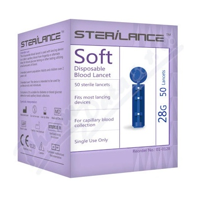 STERILANCE Lancety 28G pro glukometr Easygluco a GlucoLab 50 ks
