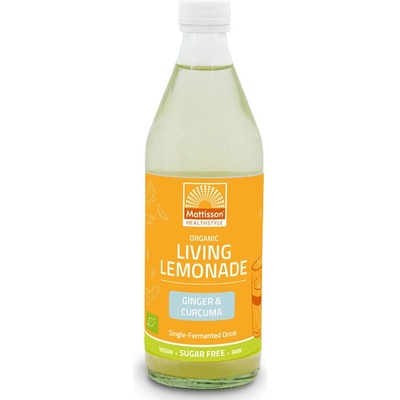 Mattisson Healthstyle Жива лимонада с джинджифил и куркума, БИО 500 ml | Mattisson Healthstyle (MT1394)