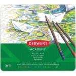 Derwent Academy Комплект акварелни моливи с метална кутия 24 бр. 2301942 (2301942)