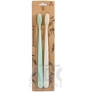 NFco. BIO zubná kefka mätová + biela mäkká 2 ks