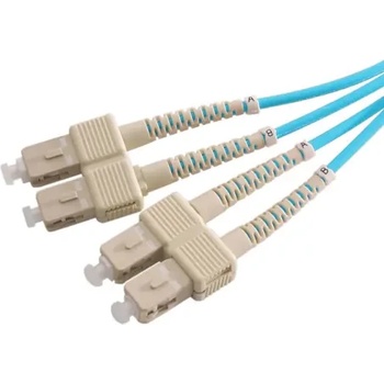 Image 1 of SeaMAX Оптична корда SeaMAX, 3m, SC-SC UPC, MM OM3 50/125, duplex, 2.0mm, LSZH (MM-PC-SC/SC-3-D-OM3)