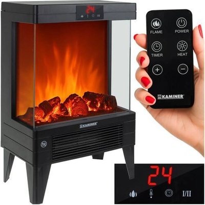 Kaminer Elektrická krbová kamna s funkcí vytápění 2000W