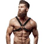  Харнес колан за гърди, универсален размер - Leather Cross Breast (D-235636)