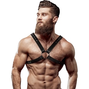  Харнес колан за гърди, универсален размер - Leather Cross Breast (D-235636)