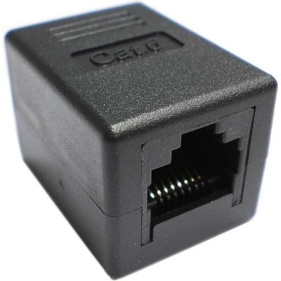 DATACOM Spojka UTP CAT6 2xRJ45 (8p8c) přímá, černá, 4224