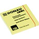 DONAU Block 76 x 76 mm donau eco yellow 100 adhesive sheets
