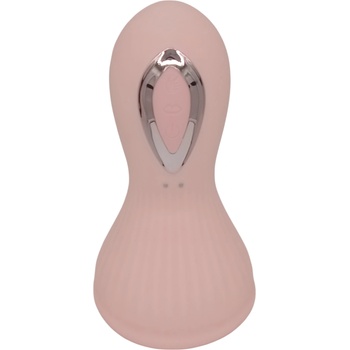 Lonely - акумулаторен, водоустойчив сучещ-лижещ гърдови вибратор (розов)