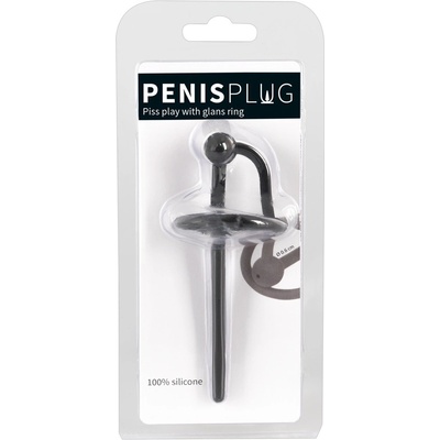 Penisplug Silicone Acupuncture Ring with Hollow Urethral Bar