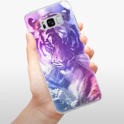 Pouzdro iSaprio Purple Tiger - Samsung Galaxy S8
