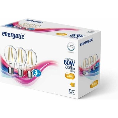 Nordlux NOR 5181000323 E27 A60 3-kit 2700K 806lm